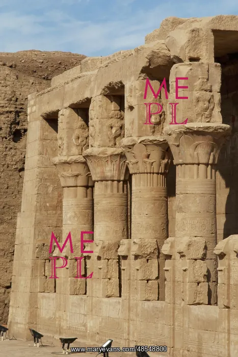 : Temple of Horus. Columns. Edfu. Egypt : Temple of Horus. Columns. Edfu. Egypt