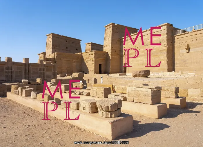 : Temple of Isis, Philae Temple Complex, Agilkia Island, Egypt : Temple of Isis, Philae Temple Complex, Agilkia Island, Egypt