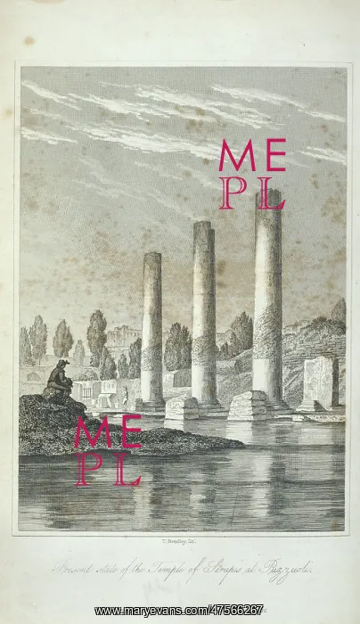 : Temple of Jupiter Serapis near Naples : Temple of Jupiter Serapis near Naples
