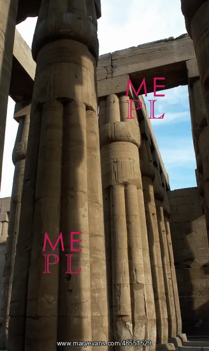 : Temple of Luxor. Columns : Temple of Luxor. Columns