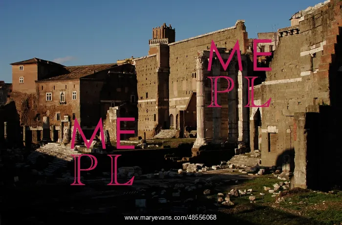 : Temple of Mars Ultor. 2nd century BC. Forum of Augustus. Rom : Temple of Mars Ultor. 2nd century BC. Forum of Augustus. Rom