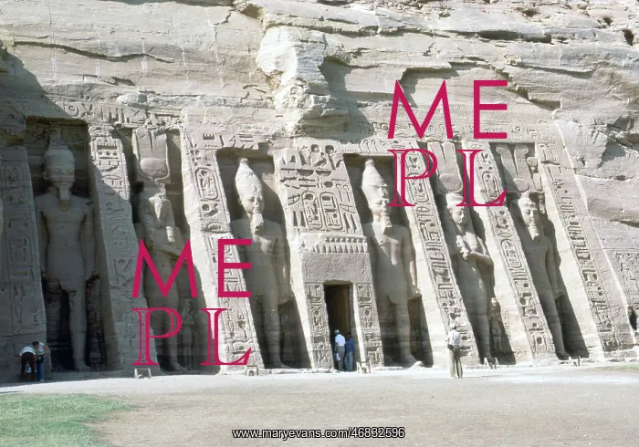 : Temple of Nefertaril, Abu Simbel, Egypt : Temple of Nefertaril, Abu Simbel, Egypt