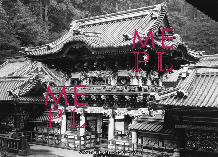 : Temple in Nikko, 1930s : Temple in Nikko, 1930s