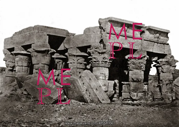  : Temple of Ombos, Egypt, 1850s (Maxime Du Camp)