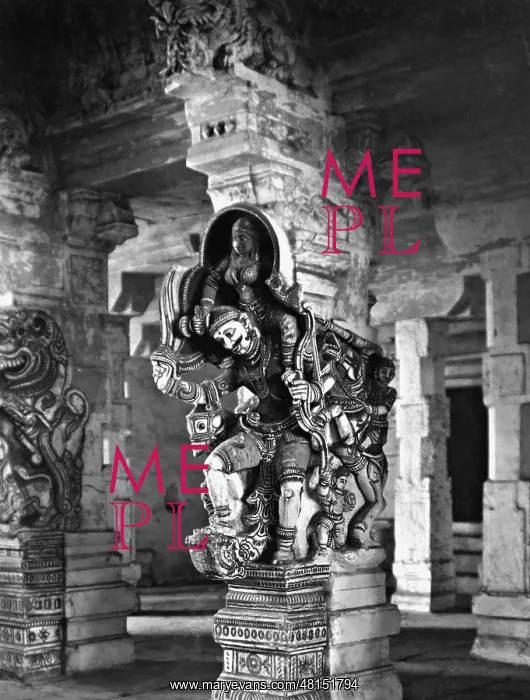 : Temple in Rameswaram, 1933 : Temple in Rameswaram, 1933