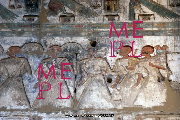 : Temple of Ramses III. Priests. Egypt : Temple of Ramses III. Priests. Egypt
