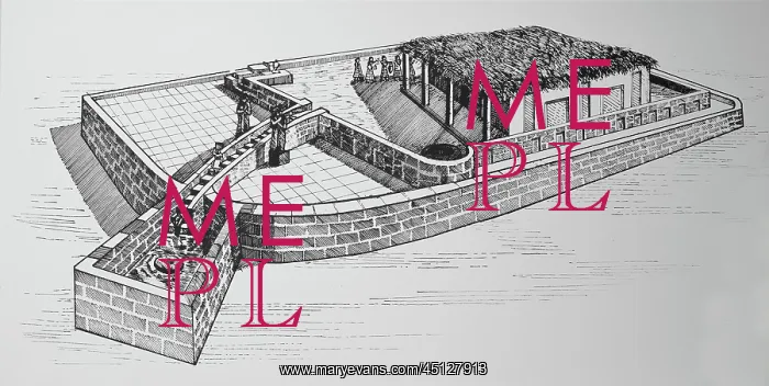 : Temple reconstruction, Bahrain National Museum : Temple reconstruction, Bahrain National Museum