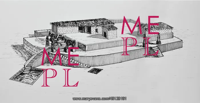 : Temple reconstruction, Bahrain National Museum : Temple reconstruction, Bahrain National Museum
