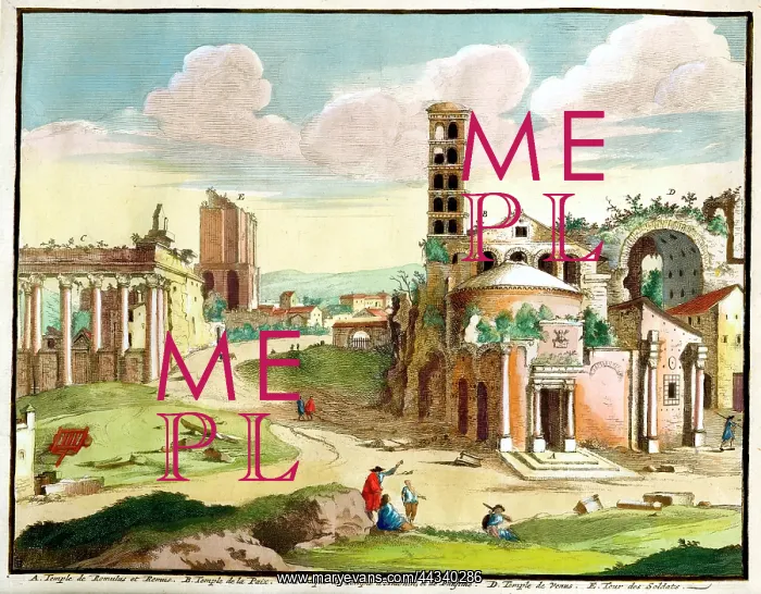 : Temple Romulus, Temple of Antoninus and Faustine, Rome : Temple Romulus, Temple of Antoninus and Faustine, Rome
