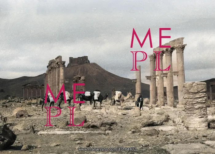 : TEMPLE RUINS, PALMYRA : TEMPLE RUINS, PALMYRA