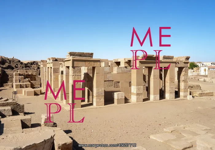 : Temple of Satet, Abu, Elephantine island, Egypt : Temple of Satet, Abu, Elephantine island, Egypt