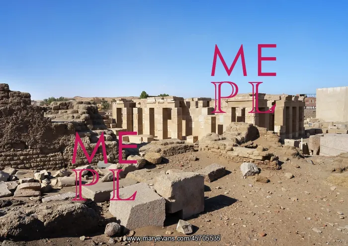 : Temple of Satet, Abu, Elephantine island, Egypt : Temple of Satet, Abu, Elephantine island, Egypt