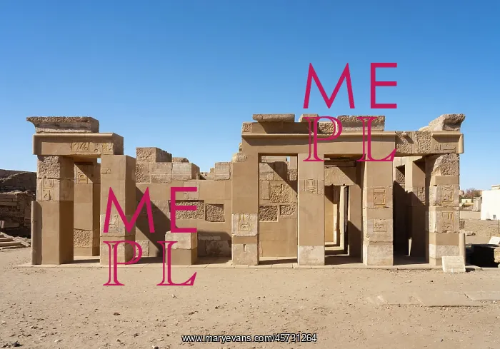 : Temple of Satet, Abu, Elephantine island, Egypt : Temple of Satet, Abu, Elephantine island, Egypt