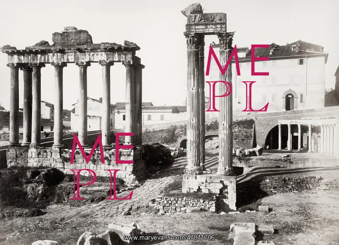 : The Temple of Saturn Roman Forum, Rome, Italy : The Temple of Saturn Roman Forum, Rome, Italy