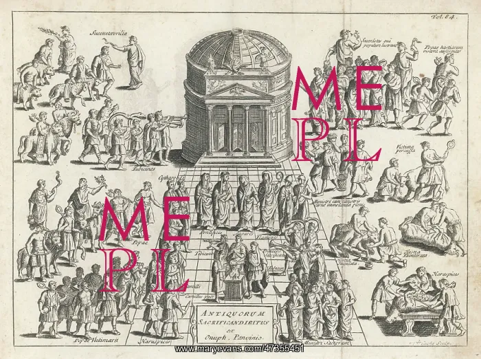 : TEMPLE SCENE, ROME : TEMPLE SCENE, ROME