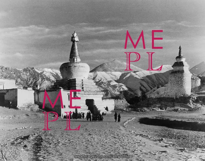 : Temple in Tibet, 1938 : Temple in Tibet, 1938