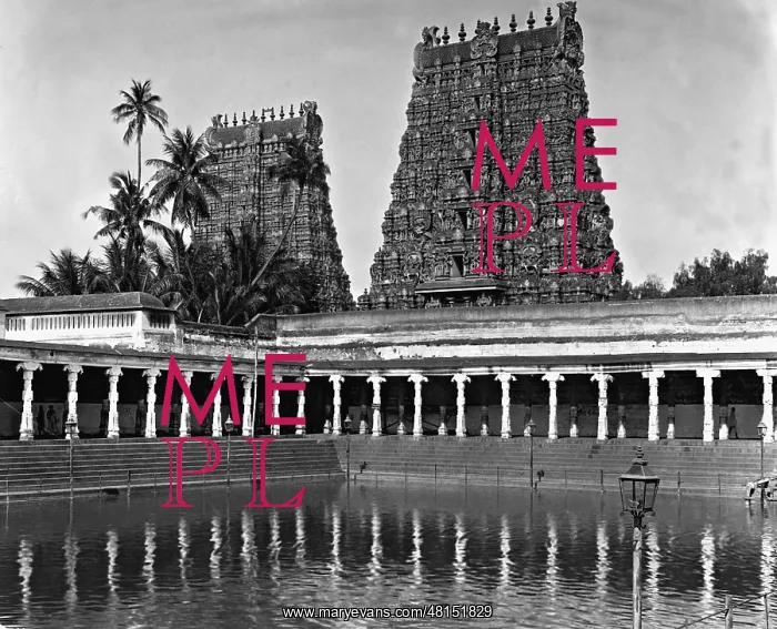 : Temple towers of Madurai, 1934 : Temple towers of Madurai, 1934