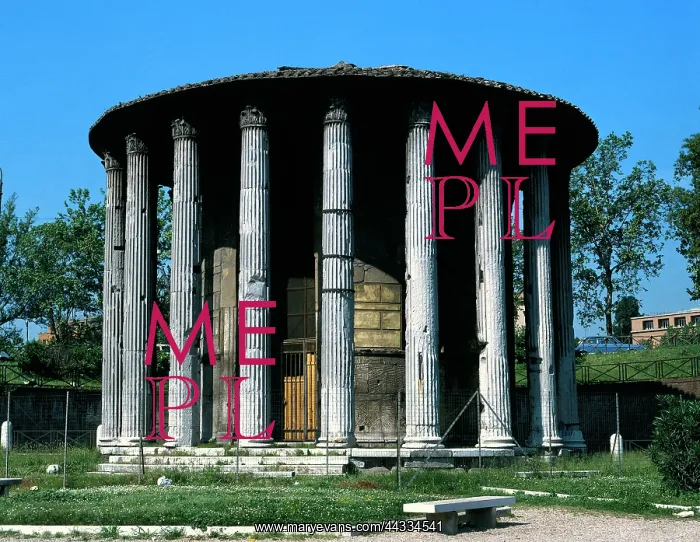: The Temple of Vesta, Rome : The Temple of Vesta, Rome