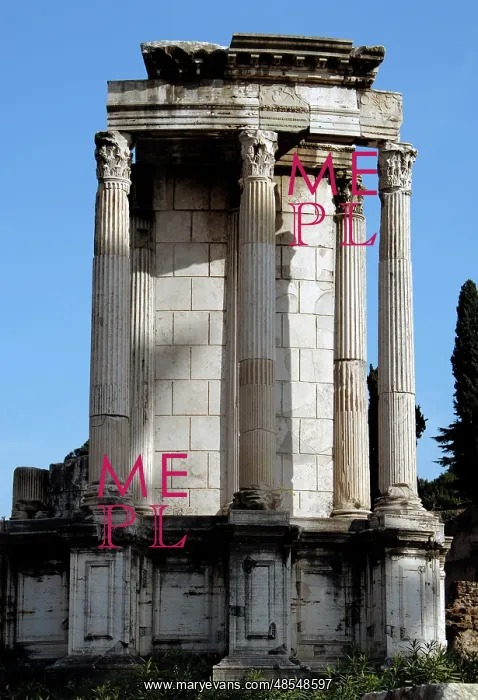 : Temple of Vesta. Rome. Italy : Temple of Vesta. Rome. Italy