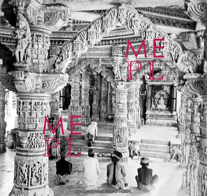 : Temple of Vimala Sah, Mount Sabu, India, Victorian period : Temple of Vimala Sah, Mount Sabu, India, Victorian period