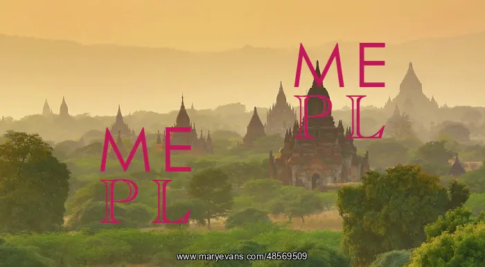 : Temples and pagodas at sunset, Plain of Bagan, Myanmar : Temples and pagodas at sunset, Plain of Bagan, Myanmar