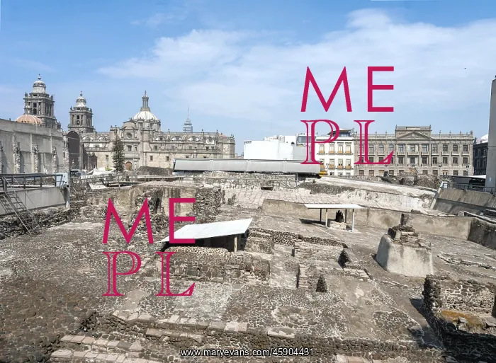 : Templo Mayor, Mexico City, Mexico : Templo Mayor, Mexico City, Mexico