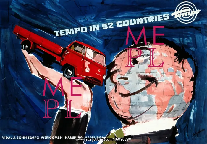 : Tempo delivery van advert : Tempo delivery van advert