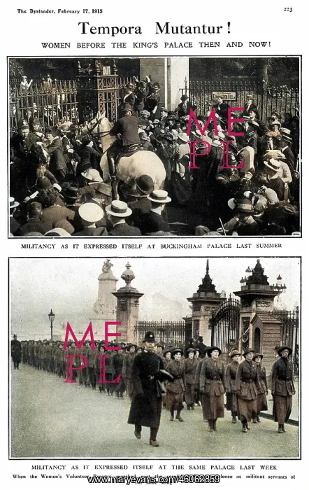 : Tempora Mutantur! Militancy at Buckingham Palace, 1914&1915 : Tempora Mutantur! Militancy at Buckingham Palace, 1914&1915