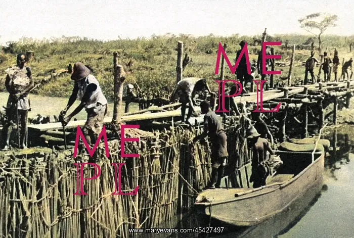 : Temporary dam construction on River Dangu : Temporary dam construction on River Dangu