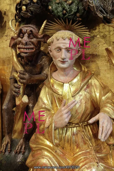 : Temptation of St Anthony, Altarpiece of Saints : Temptation of St Anthony, Altarpiece of Saints