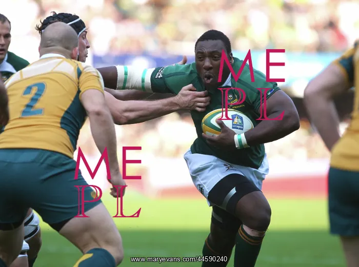 : Tendai The Beast Mtawarira in action at the : Tendai The Beast Mtawarira in action at the