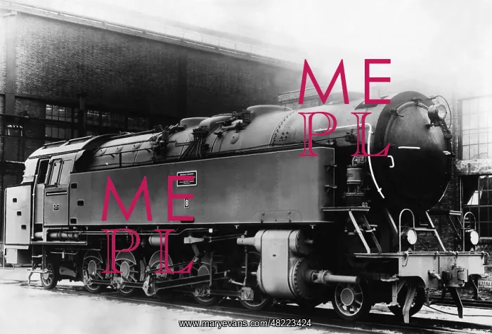 : A tender locomotive : A tender locomotive