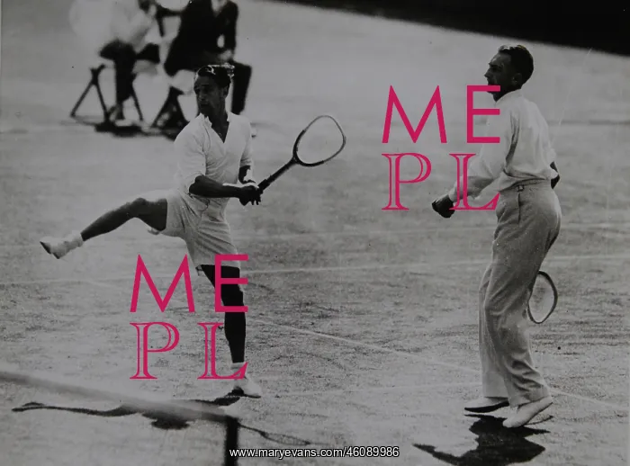 : Tennis - Adrian Quist and Jack Crawford : Tennis - Adrian Quist and Jack Crawford