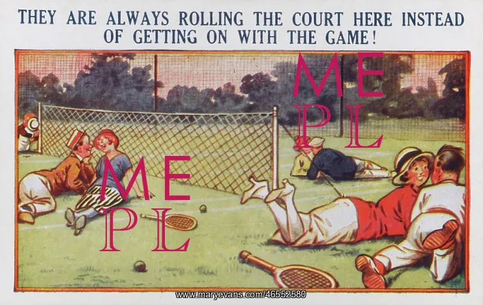  : Tennis Humour - Postcard