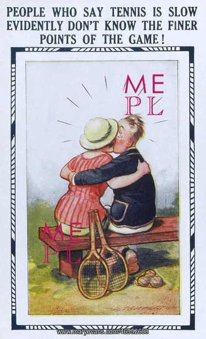 : Tennis Humour - Postcard : Tennis Humour - Postcard