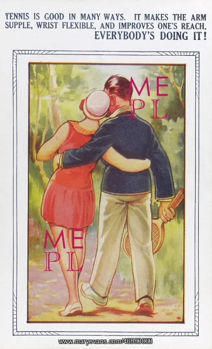 : Tennis Humour - Postcard : Tennis Humour - Postcard