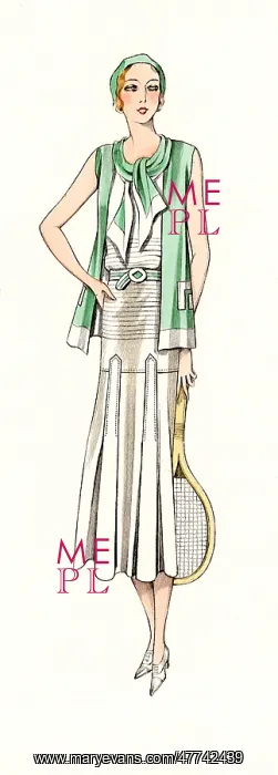  : Tennis model with racquet