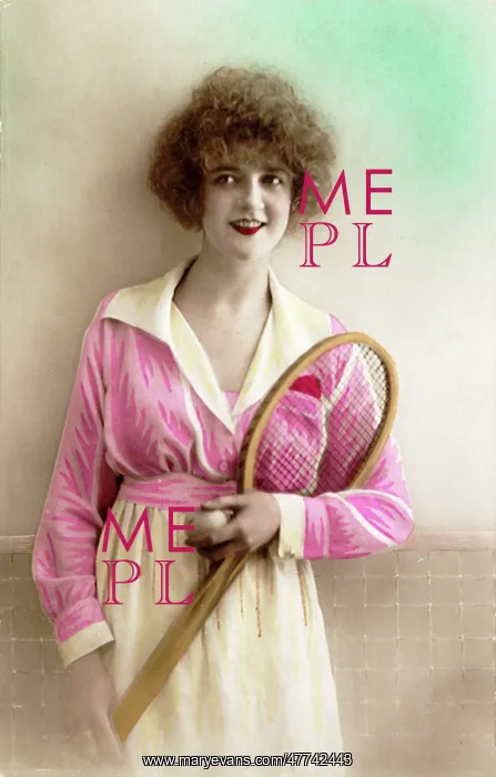  : Tennis model with racquet