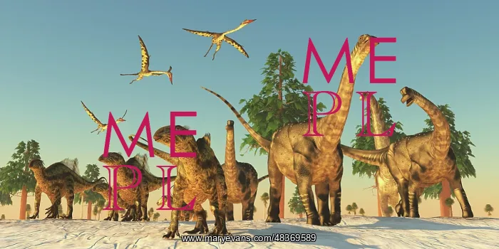 : Tenontosaurus and Argentinosaurus dinosaurs migrating in ? : Tenontosaurus and Argentinosaurus dinosaurs migrating in ?