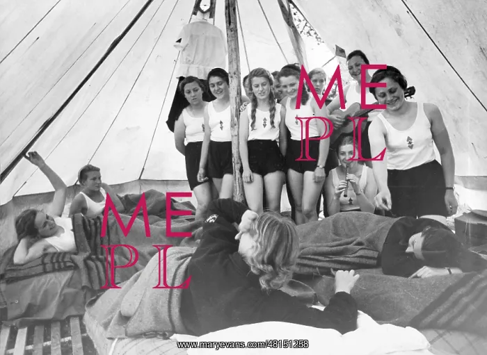 : Tent camp of BDM, 1937 : Tent camp of BDM, 1937