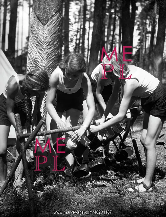 : Tent camp for Jungmaedel, 1938 : Tent camp for Jungmaedel, 1938