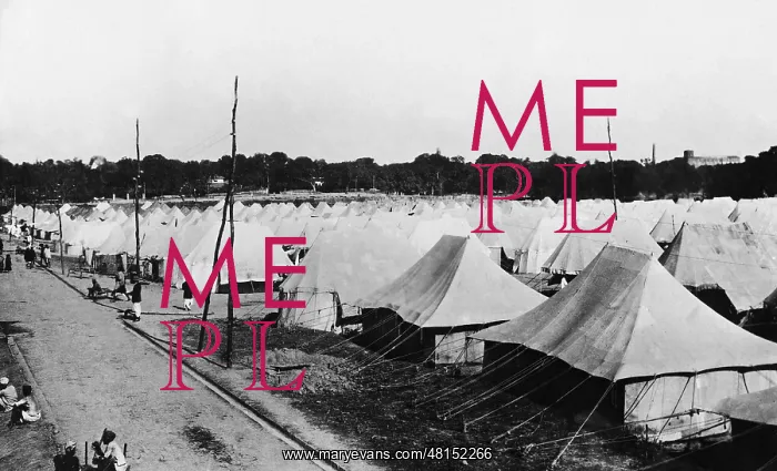 : Tent complex for participants of the assembly of the Indian : Tent complex for participants of the assembly of the Indian