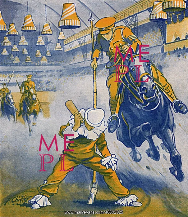 : Tent Pegging at the Royal Tournament : Tent Pegging at the Royal Tournament