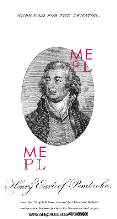 : TENTH EARL OF PEMBROKE : TENTH EARL OF PEMBROKE