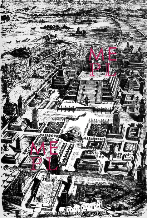 : Teocalli temple, Tenochtitlan : Teocalli temple, Tenochtitlan