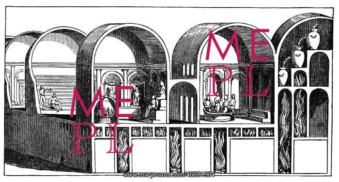 : Tepedarium and Caldarium : Tepedarium and Caldarium