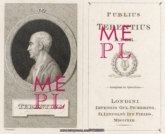 : Terentius - Terence : Terentius - Terence