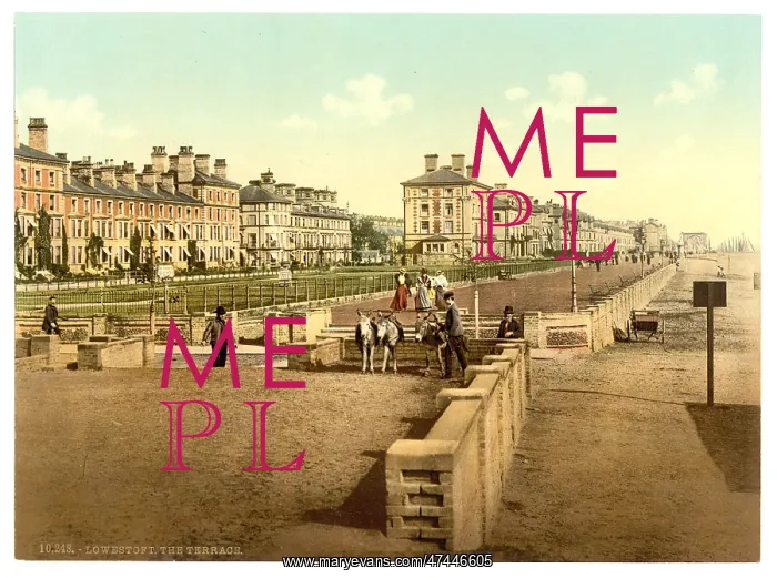 : The terrace, Lowestoft, England : The terrace, Lowestoft, England