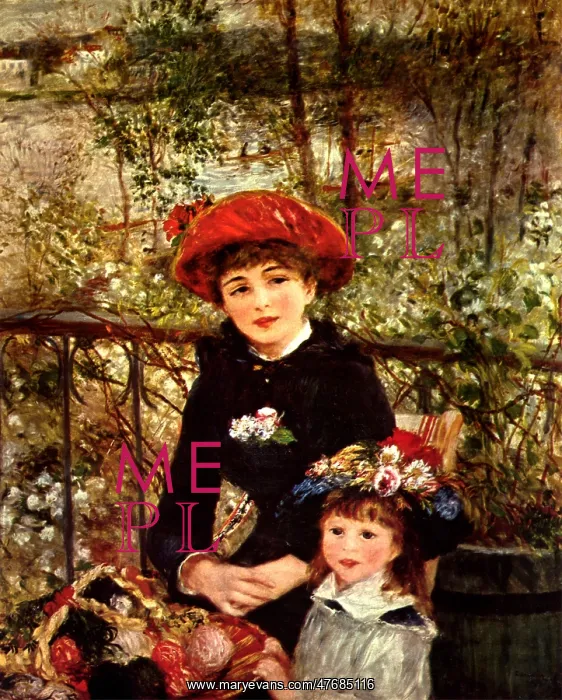: On the Terrace, by Renoir : On the Terrace, by Renoir