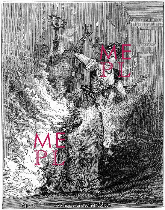 : Terrible accident - Lady ablaze - Figure 1 : Terrible accident - Lady ablaze - Figure 1